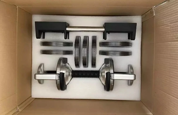 أثقال حرة قابلة للتعديل لتدريب - مراجعة Adjustable Dumbbell Pair 40Kg وسعره